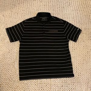 Nike Black Golf Livestrong polo. Size Large